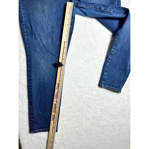 American Eagle Blue Jeggings Sz 16 Denim Stretch - Picture 11 of 13